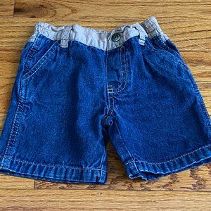 Jeans Shorts ❤️ Kids 100% Cotton Belt Looped Shorts Size 18 Month (PRE-LOVED)